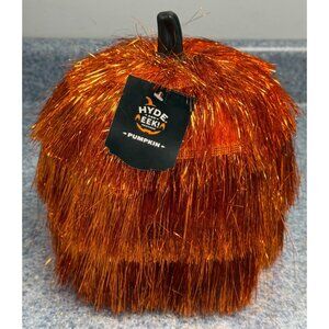 Large Fringed Pumpkin Figurine - Hyde and EEK! Boutique™ Orange NEW